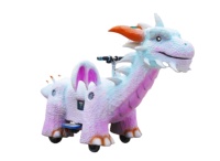 Dinosaure animatronique personnalisé grandeur nature à chevaucher, télécommandé, pour usage intérieur/extérieur, idéal pour les centres commerciaux et les aires de jeux pour enfants