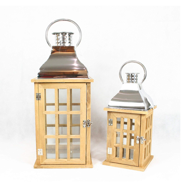 New Arrival Mini Lantern Wood Decorative Weddings Hanging Lanterns For Home