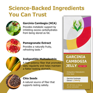 Bâtonnets de gelée de Garcinia Cambogia OEM à saveur grenade pour soutenir le métabolisme, les objectifs de perte de poids et l'équilibre intestinal – Gelée de Garcinia OEM - Product Image 4