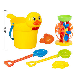 2020 de China, venta al por mayor reloj de arena Pala y combinación de dibujos animados juguetes de playa cubo de arena juguete de la playa - Product Image 1
