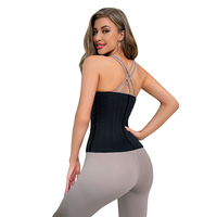 Ceinture amincissante en néoprène et spandex pour femme, 21 baleines en acier, maintien moyen, pour ventre plat et post-partum