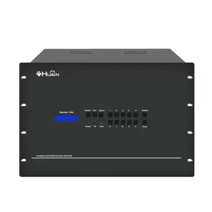 Huain Video Switcher Lcd-Scherm Naadloze Modulaire 4K Sdi Dvi Av Video Matrix Switcher