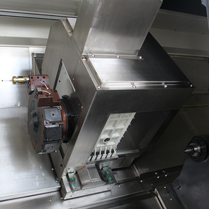 Tck56y nghiêng giường <span class=keywords><strong>CNC</strong></span> Máy tiện kim loại máy tiện để bán 4 trục <span class=keywords><strong>CNC</strong></span> Máy tốc độ cao chính xác máy tiện - Product Image 4