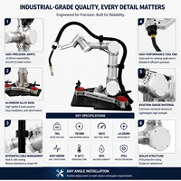 Lengan Robot Kolaboratif 6 Sumbu Otomatis Beban 7kg untuk Palletizing, Perakitan, Penanganan, Aman, Fleksibel, Industri, Tahan Banting, IP54