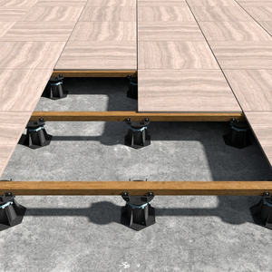 Nhà Máy bán hàng trực tiếp nhựa chân vỉa hè cơ sở điều chỉnh chiều cao, hỗ trợ boong, mở bệ - Product Image 5