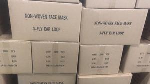 Usa e getta <span class=keywords><strong>3</strong></span> Strati di Tessuto Non Tessuto Respirazione Faccia Comodo Scudo Di Sicurezza di Protezione Maschera per Il Viso - Product Image 6