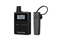 Système de guide touristique sans fil 2,4 GHz, portée de 200 m, 50 canaux, guide audio portable pour la communication de groupe