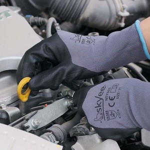 Gants de protection de travail anti-coupure de niveau 5, revêtus de nitrile durable, SKYEE, pour travaux industriels ou mécaniques - Product Image 5