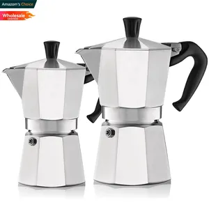 Cafeteira alüminyum soba üst İtalyan Espresso klasik Pot Coffee kahve makinesi