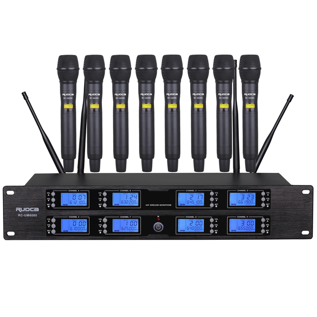 Wholesale 200 Selectable UHF Wireless Handheld Microphone Professional