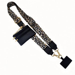 Hot Sales Polyester Crossbody Phone Lanyard with Zipper Wallet Custom New Durable Mobile Universal Cell Phone Purse Strap - Product Image 6