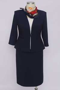 Costume de bureau de haute qualité pour femmes d'affaires, costume trois pièces, tenue formelle élégante pour femmes grandes tailles - Product Image 3