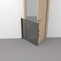 Barrière de sécurité rétractable automatique pour animaux de compagnie, écologique, pour escaliers intérieurs, filet d'isolation pour chiens et chats, sans perçage