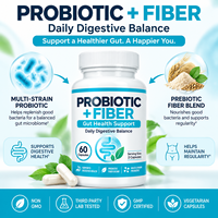 Capsules de Probiotiques et de Fibres pour la Santé Intestinale des Adultes – Équilibre Digestif – Complément Alimentaire en Gros – Marque Privée