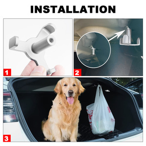 Ganchos de aluminio para maletero de Tesla Model 3 08-21, soporte para bolsas de supermercado en el compartimento de equipaje YC101972 - Product Image 4
