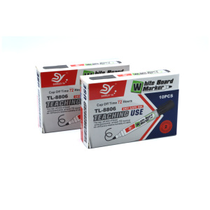 Marqueur effaçable à sec et à l'eau 3 mm <span class=keywords><strong>4</strong></span> couleurs en vrac, non toxique et facile à effacer, pour tableau blanc, école et bureau - Product Image 1