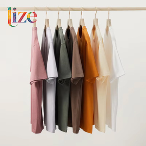 T-Shirt Personalizzata di Alta Qualità in Cotone per Uomo, Logo Personalizzato, 180g 200g 230g 300g, Maglietta Oversize in Cotone Liscio - Product Image 3