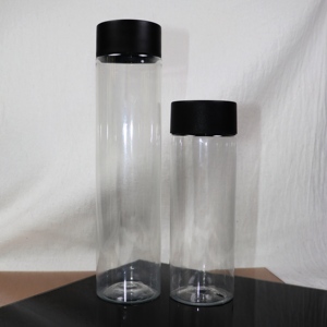 שתייה קרה בקיץ 400 מ "ל 500 מ" ל 600 מ "ל בקבוק משקה עגול בקבוק מיץ מרובע עם מכסה - Product Image 4