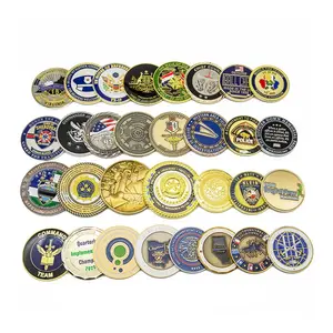 金属挑战硬币免费设计锌合金金属仿古黄铜3D硬币收藏金银硬币