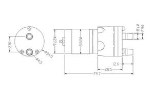 Pompe à micro-diaphragme auto-amorçante 365 pour réchaud à thé, machine à thé, distributeur d'eau, pompe à eau, petite pompe à eau froide et chaude DC - Product Image 5