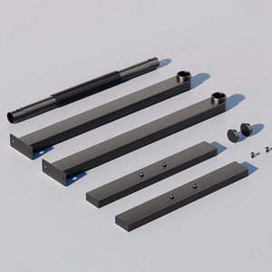 Equipo multifuncional de fitness para el hogar, estante de peso muerto ruso, dispositivo de extracción, barras paralelas de acero, ajuste de altura para un solo - Product Image 4