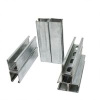 Vente en gros directe usine de profilés en acier inoxydable pour décoration moderne : profilés en C perforés et profilés en C rainurés