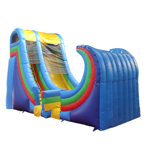 WINSUN Toboggan aquatique gonflable pas cher, toboggan aquatique gonflable commercial avec piscine, toboggans aquatiques gonflables - Product Image 1