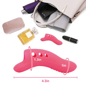 Sexbay fabrika doğrudan satış yetişkin kadın masturbator seks oyuncak g-spot klitoris parmak kollu klitoris stimülatörü parmak vibratör - Product Image 5