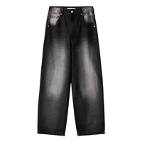 Fournisseur avec plus de 10 ans d'expérience, vente en gros de jeans baggy classiques personnalisés avec logo pour hommes