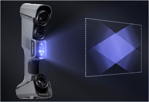 Scanner 3D laser sans fil Shining FreeScan Trio Maker-free, haute précision 0,02 mm, scanner laser 3D Shining - Product Image 4