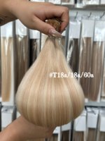 Nouvelles extensions de cheveux Geniuse Weft Machine Double Weft de haute qualité, 100% cheveux vierges russes non traités