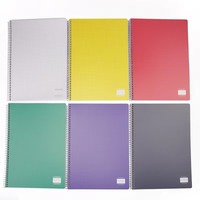 Carnet A5 à pages quadrillées, couverture personnalisable, logo et mise en page des pages adaptables, pour étudiants, bureau, brouillons, enregistrements et écriture