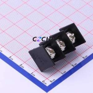 KF45C-9.5-3P Barrier Terminal Block Through hole Component (THT),P=9.5mm Connector Two Sides 9.5mm 1x3P Straight Pin - Product Image 1