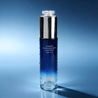 Ensemble de flacons en verre de luxe 40 ml 100 ml 120 ml 150 ml transparent pour soins de la peau, sérum, lotion, crème pour le visage
