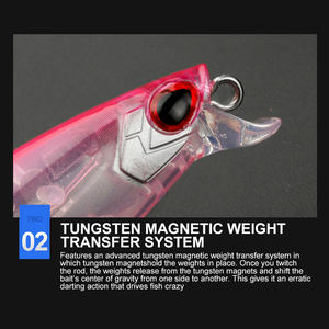 JOHNCOO — appât dur flottant de qualité professionnelle pour la pêche, leurre pour attraper des poissons, matériel pour pêcher les ménés, avec paillettes, 100mm, 13g, nouveau modèle <span class=keywords><strong>en</strong></span> vogue - Product Image 4