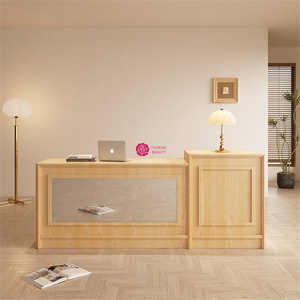 Yicheng Beauty moderne français rétro réception <span class=keywords><strong>caisse</strong></span> enregistreuse bar île armoire réception à vendre - Product Image 3