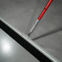 AMF-Outils de finition pour béton, balai à dos en aluminium, brosse, outils à main pour l'application de surfaces en béton antidérapant à finition fine