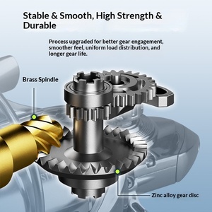 Xiwali Little for Front-loading Reel, bobine inclinée entièrement métallique, lancer longue distance, rapport de transmission 5.2:1, 6 roulements, spinning - Product Image 5