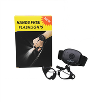 Lampe de poche LED Mains libres Rechargeable Dragonne Gant Anneau de doigt Lumière Inspection Réparation Extérieur Travail de nuit Camping