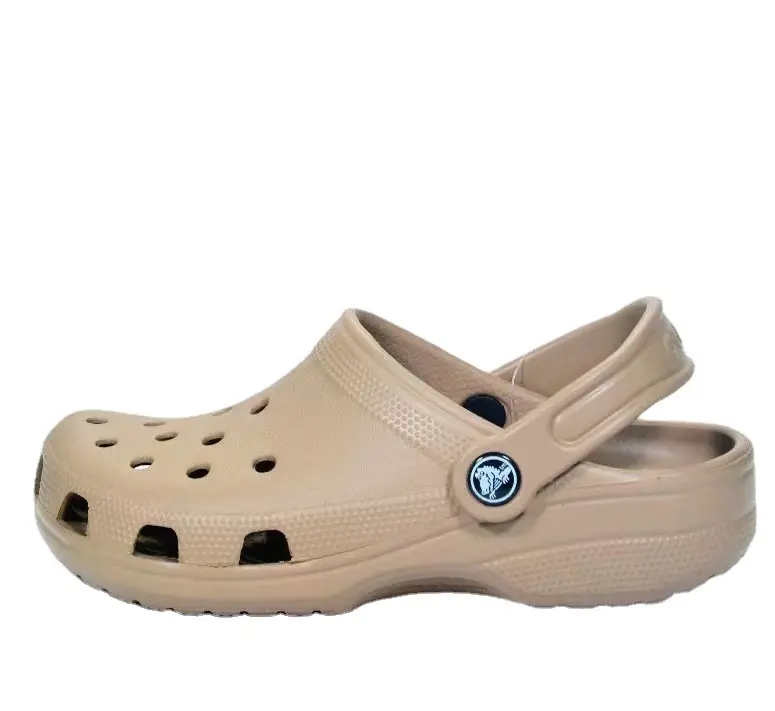 Yeni yaz klasik erkekler ve kadınlar sandalet kalın taban Anti kayma delik ayakkabı plaj ayakkabısı EVA rahat takunya