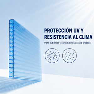 Placa de <span class=keywords><strong>Policarbonato</strong></span> Celular de Doble Pared Transparente de 8mm y 10mm para <span class=keywords><strong>Claraboya</strong></span> - Product Image 3