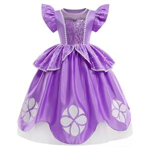 Disfraz de Princesa de Múltiples Personajes para Niñas, Elsa, Bella, <span class=keywords><strong>Rapunzel</strong></span>, para Halloween, Navidad, Carnaval, Fiesta de Hadas - Product Image 4