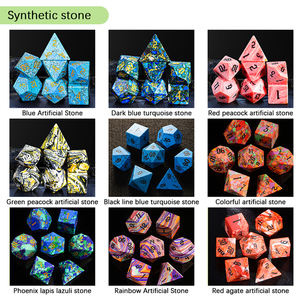 Fabriek Groothandel Mysterieuze Willekeurige Edelsteen Dnd Dobbelstenen Veelvlakker D20 Natuursteen Dobbelstenen D & D Edelsteen 20 Zijdige Dobbelstenen Set Voor Bordspel - Product Image 3