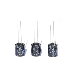 Linkeycon fábrica novo capacitor eletrolítico de alumínio 100 UF 250 V 16*25mm 100uf 250v 250V 100UF Capacitor eletrolítico