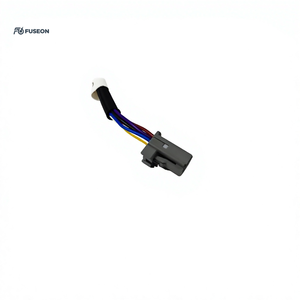Faisceau de câblage multi-capteurs pour moteur automobile, tube ondulé, connecteur cyan, faisceau de câblage personnalisé OEM 12V 24V - Product Image 6