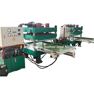 Máquina de fabricación de baldosas de caucho/Prensa de vulcanización de baldosas de enclavamiento de caucho hidráulico/máquina de moldeo de migas de caucho