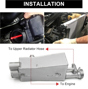 Tanque de Refrigerante de Aluminio LAVITIIN para Radiador X3/X5/323i/323Ci/325i/325xi/325Ci/328i/328Ci/330i/330xi/330Ci - Product Image 1