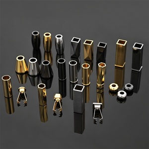 Accesorios para prendas de vestir: Terminales de cordón metálicos de dos piezas, puntas de cordón, tapones para cordones de sudaderas con capucha - Product Image 3