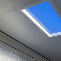 Plafonnier LED intelligent intégré ultra-fin Skylight 2200-10000K, lumière naturelle simulée, lumière du soleil, plafonnier Bluesky