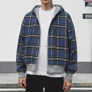 เสื้อมีฮู้ดโอเวอร์ไซส์แบบมีซิปมีซิป, เสื้อครอปโอเวอร์ไซส์ผ้าฝ้าย420 GSM - Product Image 2